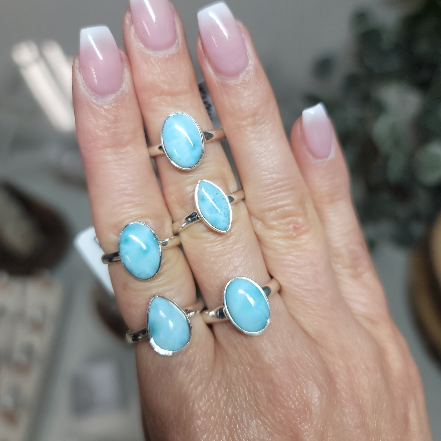 Larimar Ring | Sizes 6, 7, 8