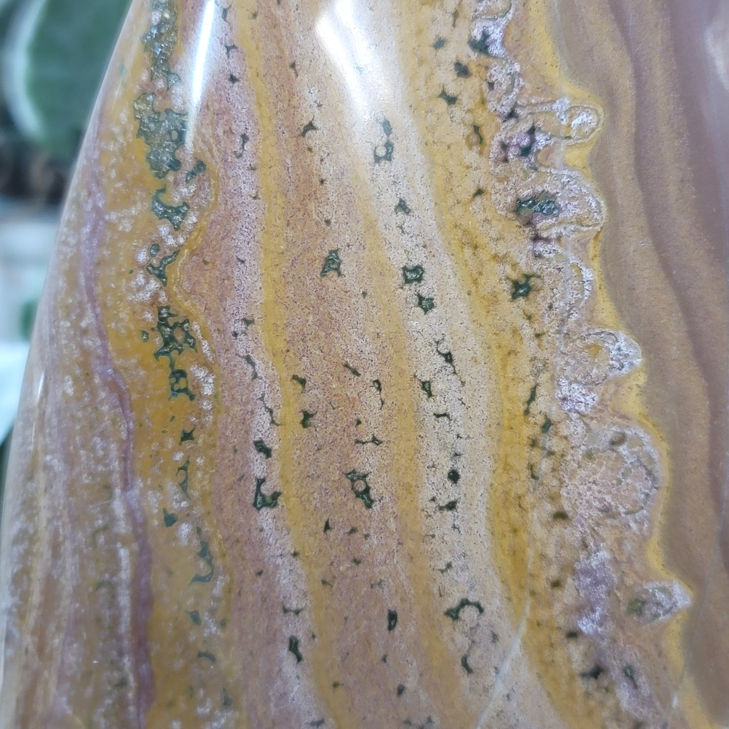 Ocean Jasper Free Form Statement Piece, Madagascar | 001