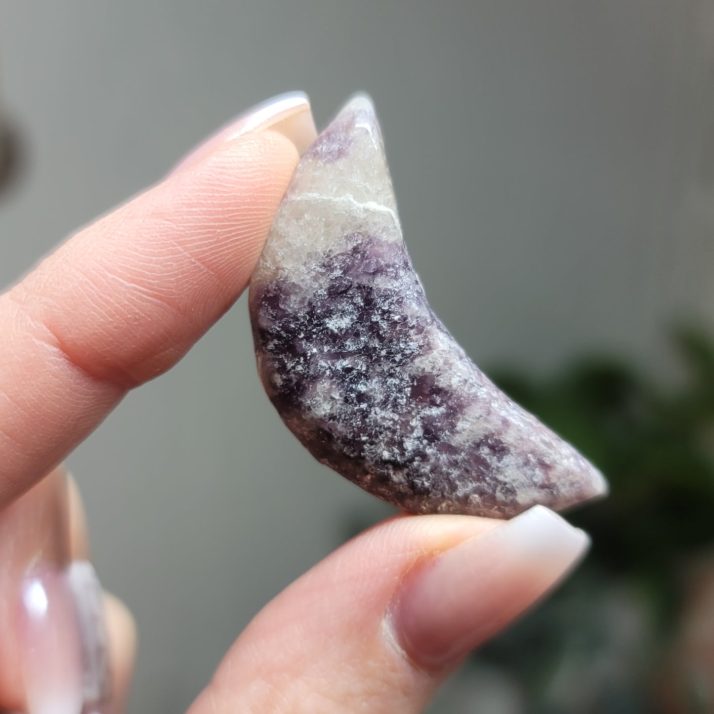 Mini Lepidolite Moon