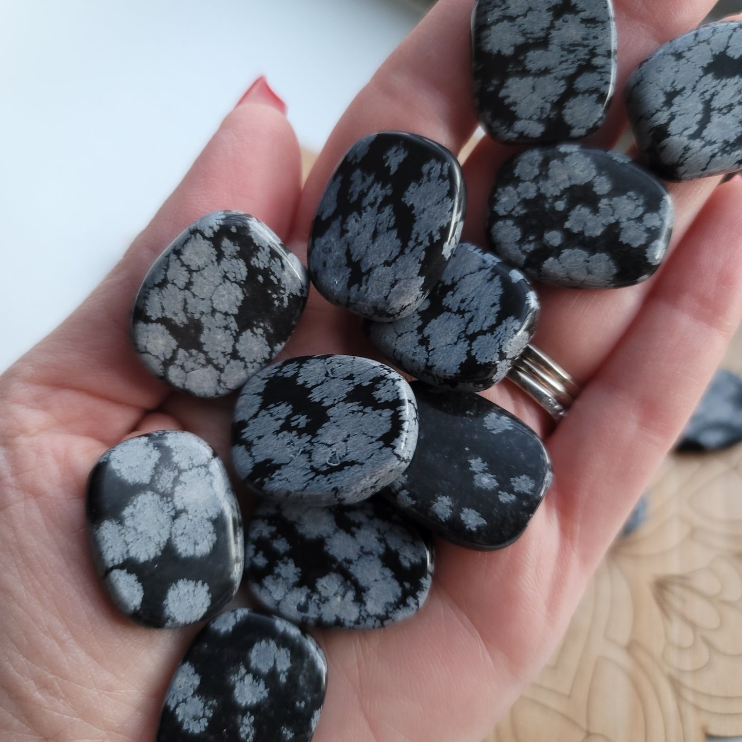 Snowflake Obsidian || grounding, purifying, protection