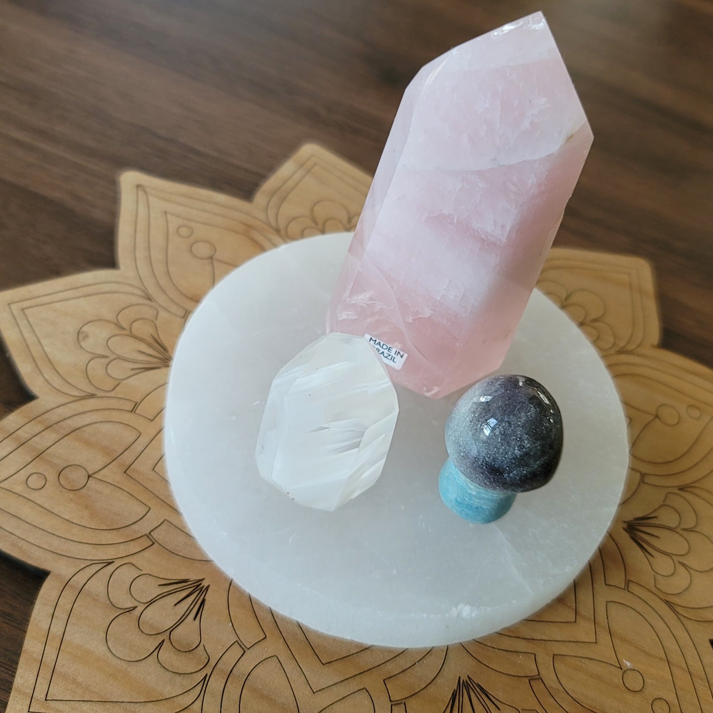 Round Selenite Charging Plate