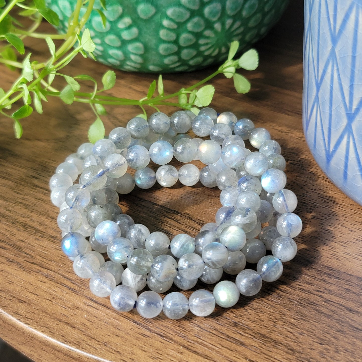 Labradorite Bracelet - 8mm Beads