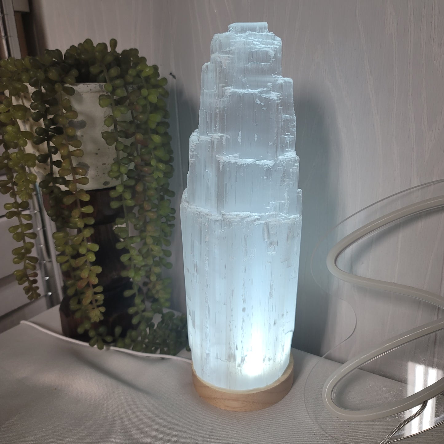 Selenite Lamp - 10" and 12" options