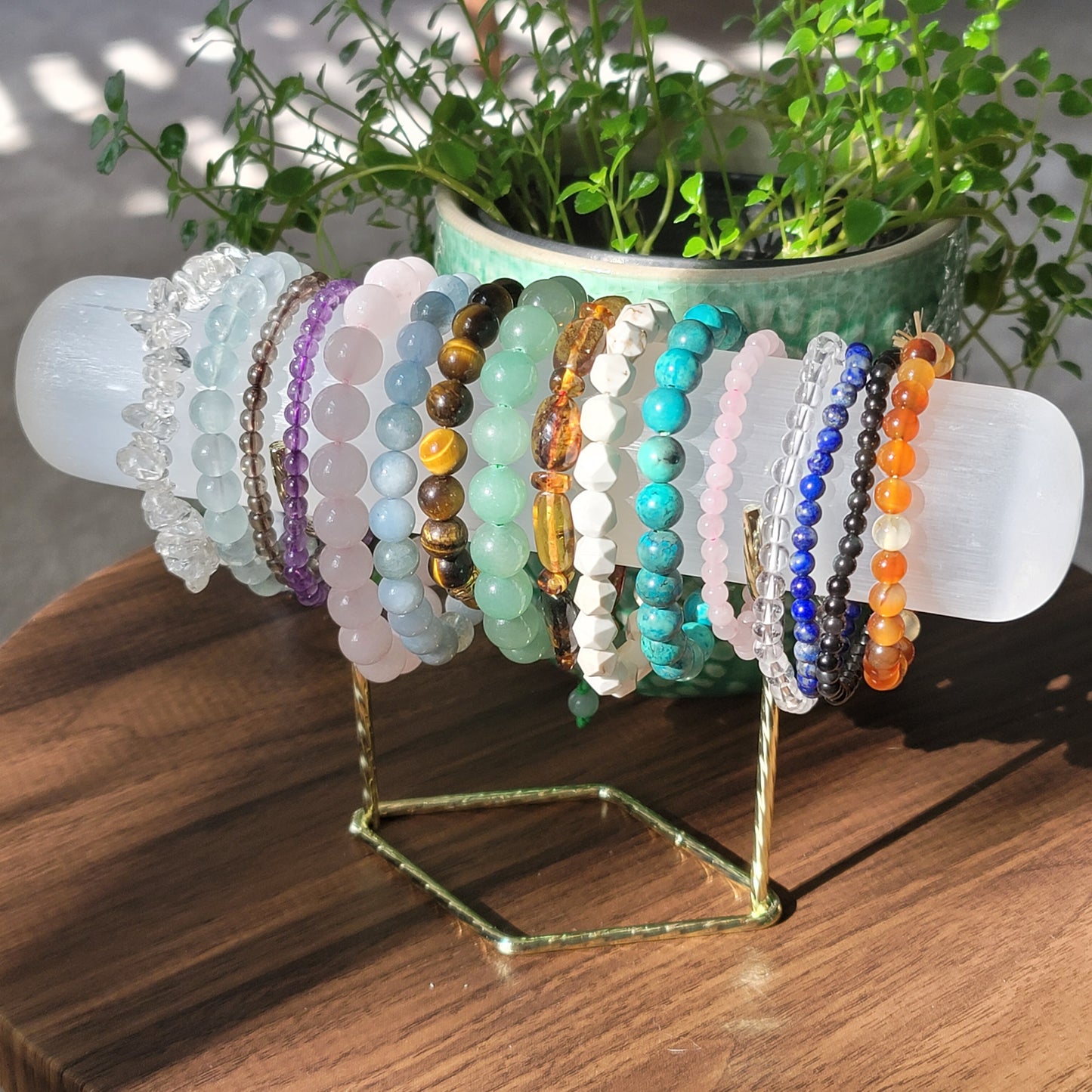 Selenite Jewelry Holder
