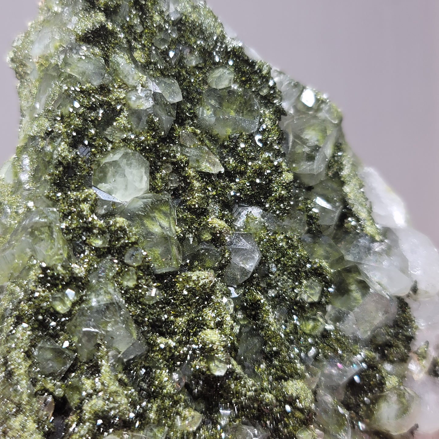 Epidote with Quartz (AKA Fairy Forest), Hakkari, Turkey - 02
