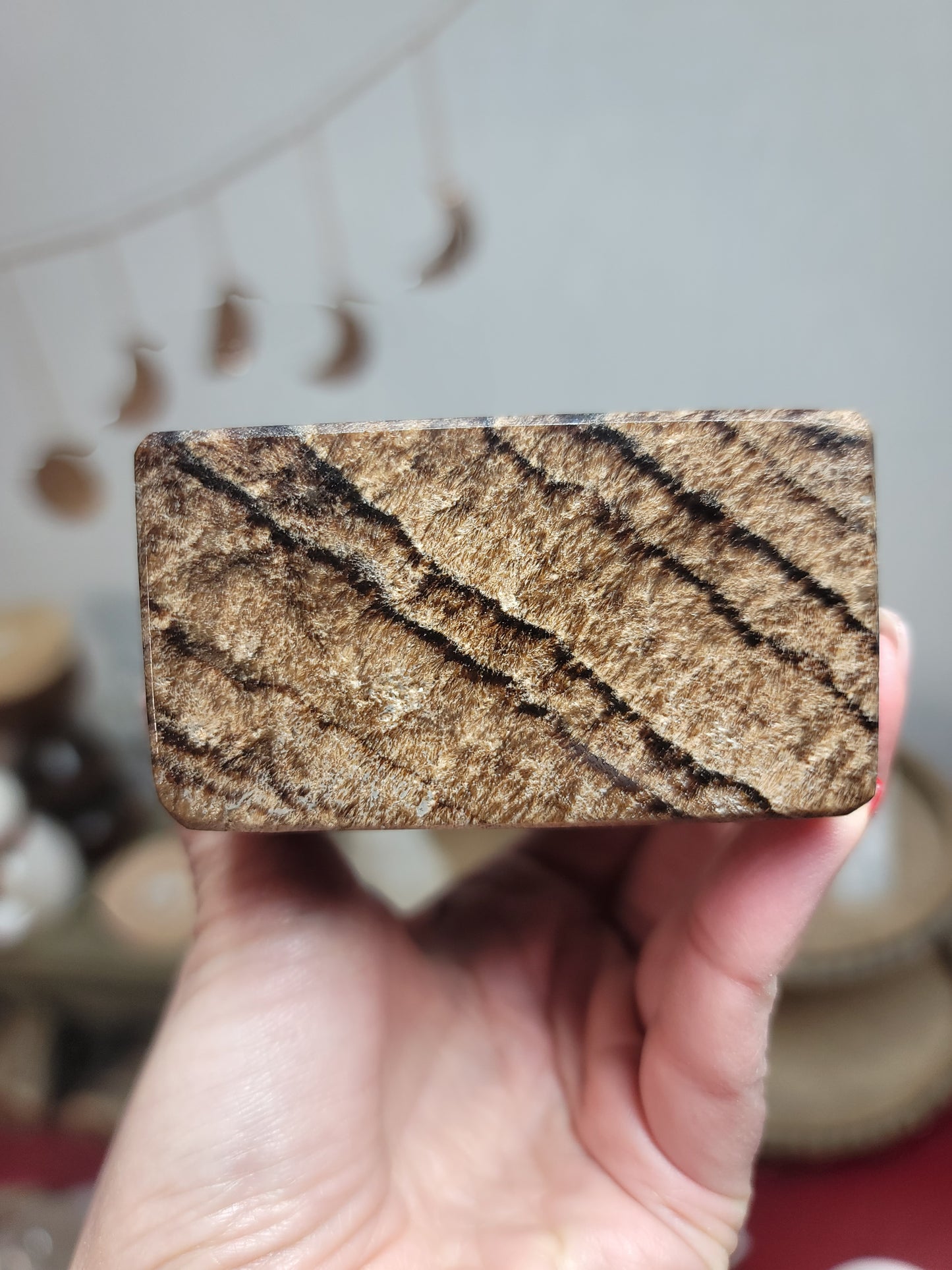 Chocolate Onyx Candle Holder / Sphere Holder | 002