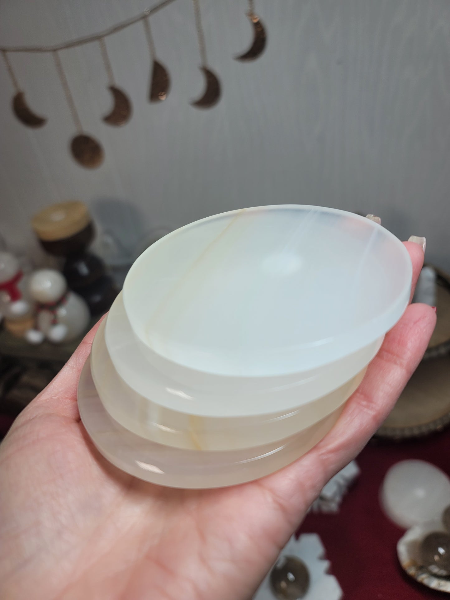 White Onyx Coaster Set | 001