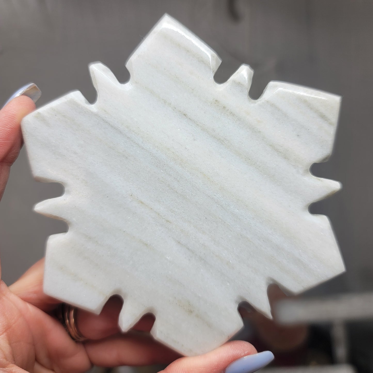 Marble Snowflake Coaster Set of 6 - Mexico