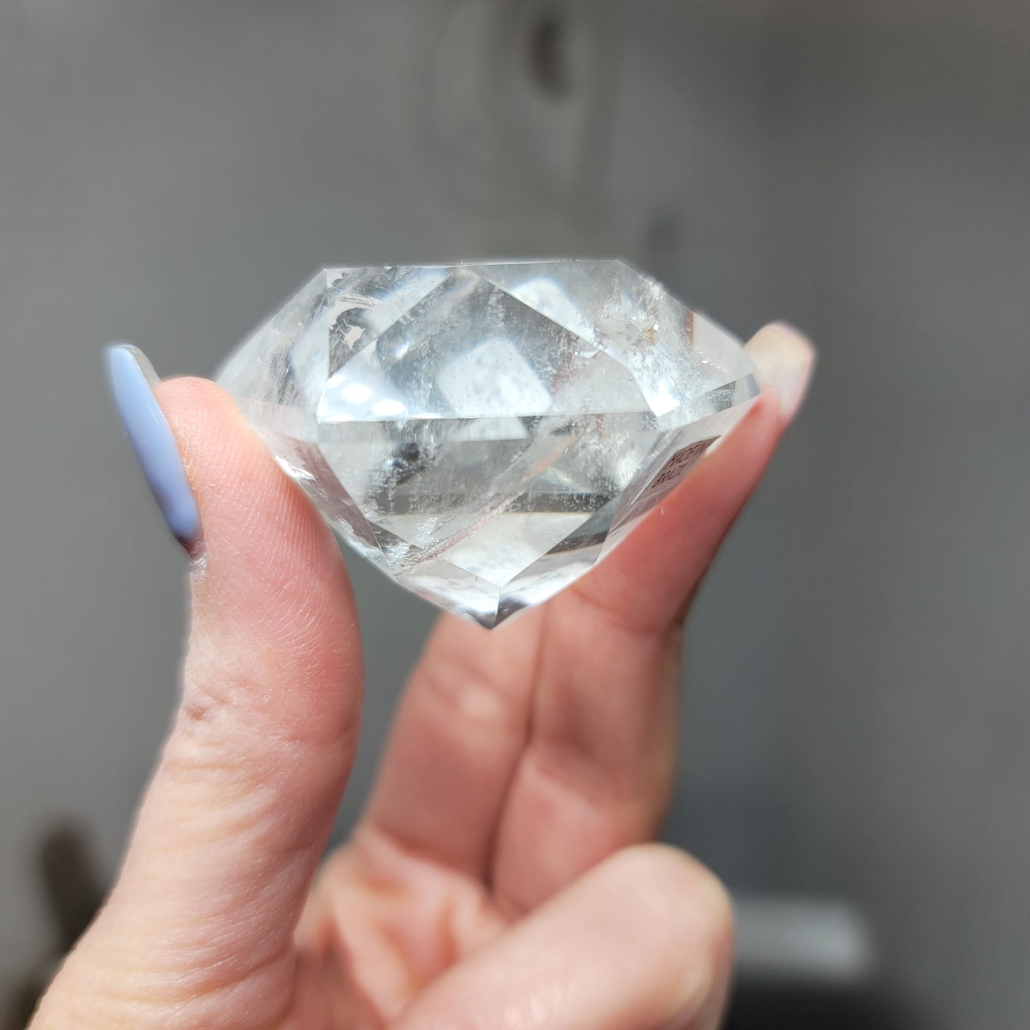 Clear Quartz Diamond Carving - Brazil | 004