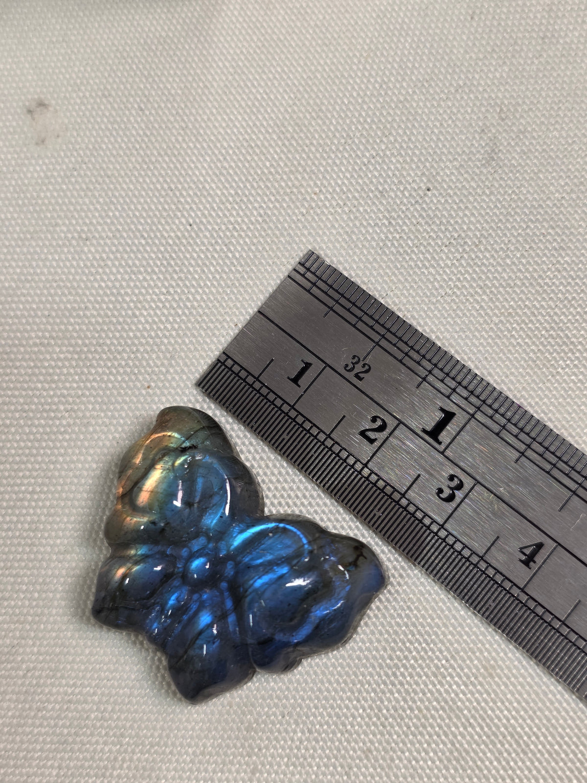 Labradorite Butterfly Carving | Intuitive Pick