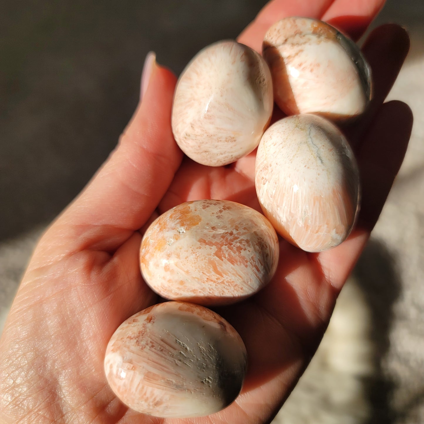 Peach Scolecite || balance, inner peace, connection