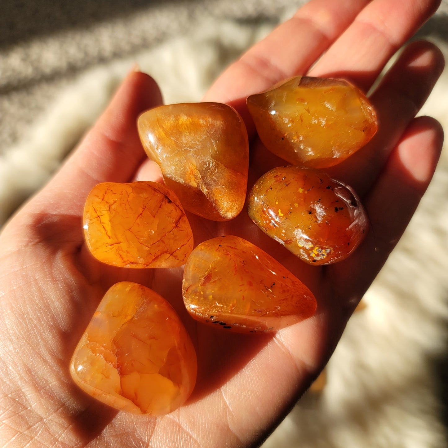 Carnelian || passion, creativity, stability