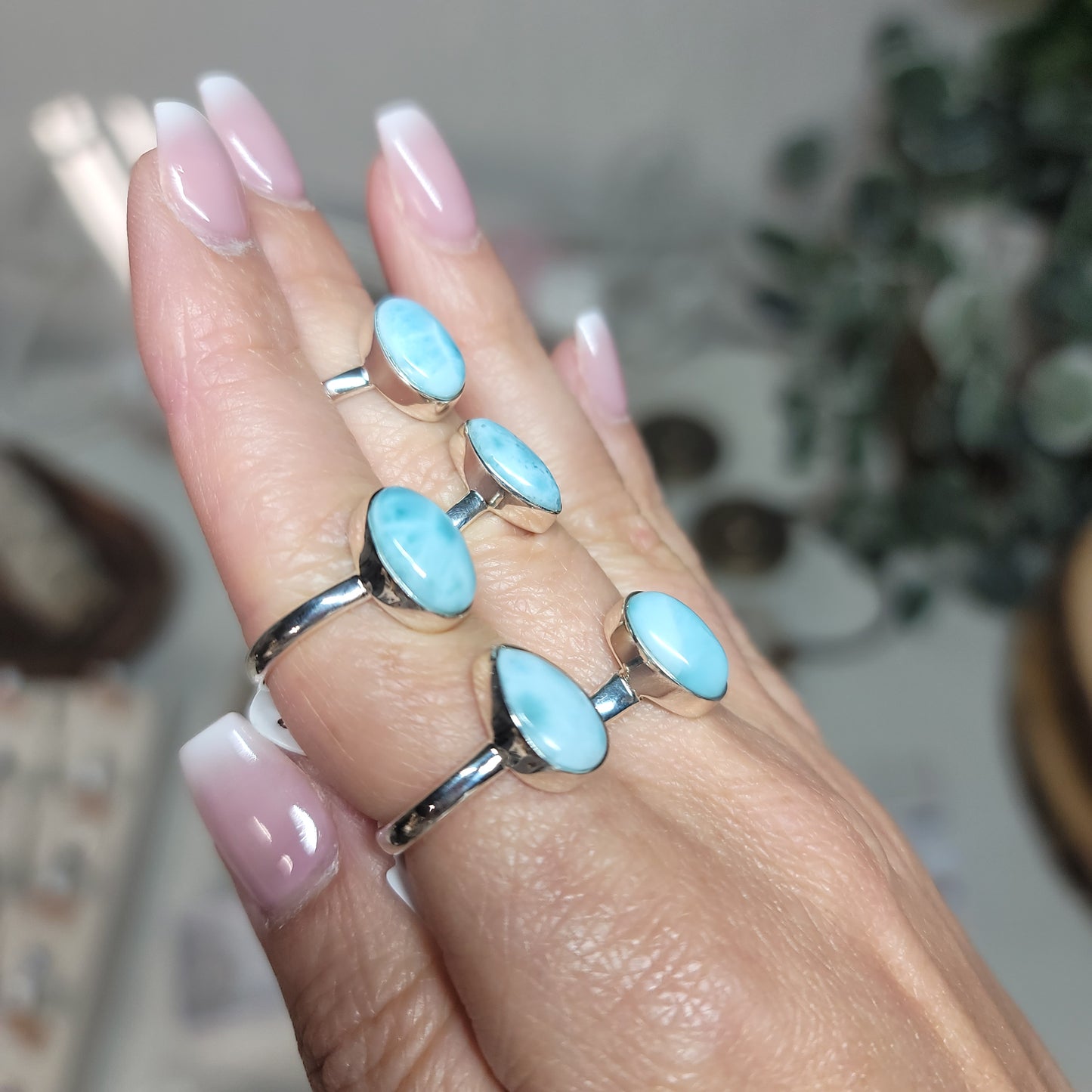 Larimar Ring | Sizes 6, 7, 8