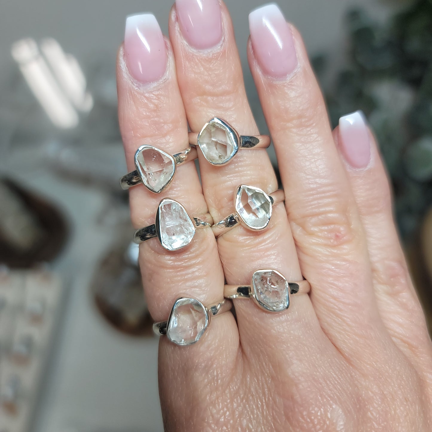 Herkimer Diamond Ring | Sizes 6, 7, 8