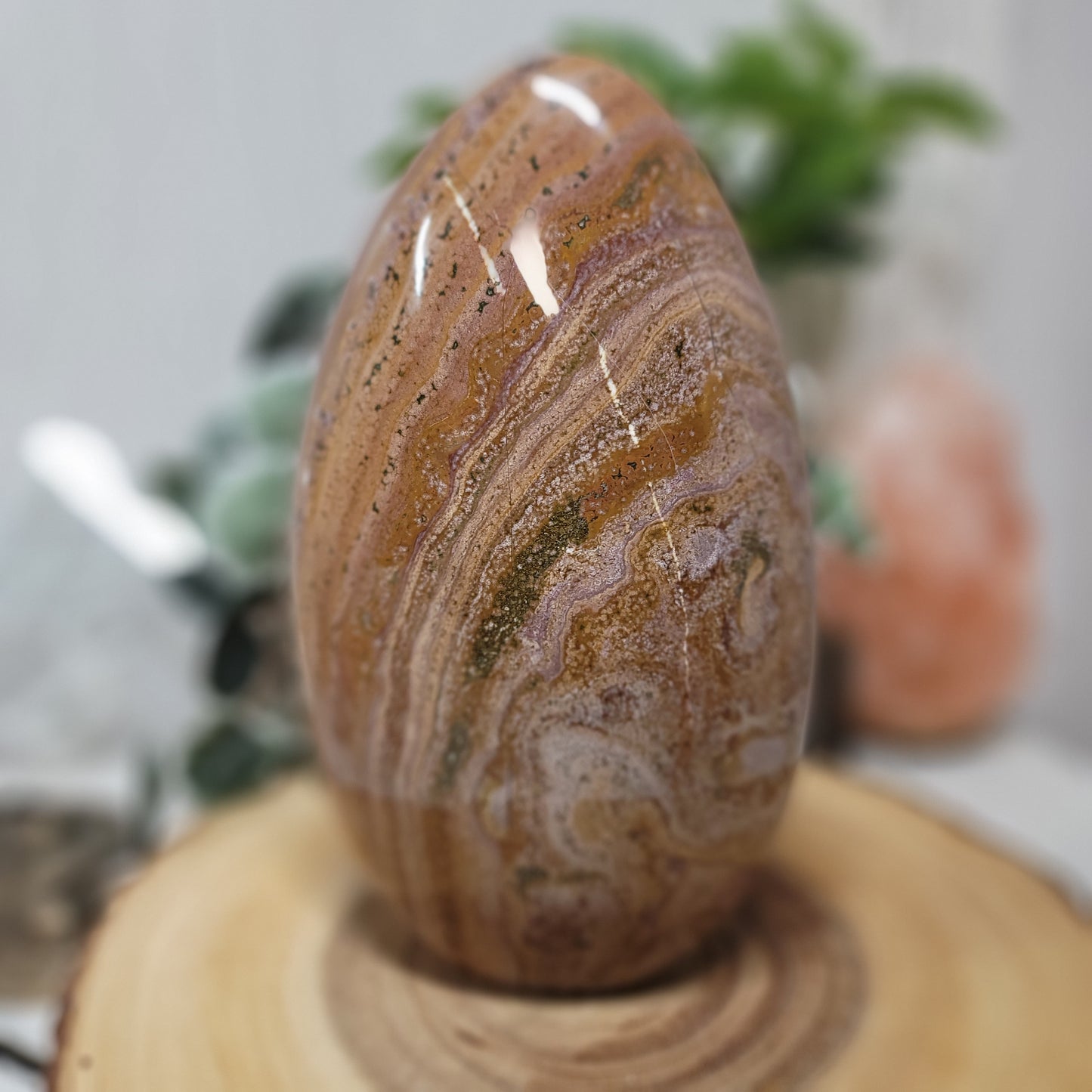 Ocean Jasper Free Form Statement Piece, Madagascar | 001