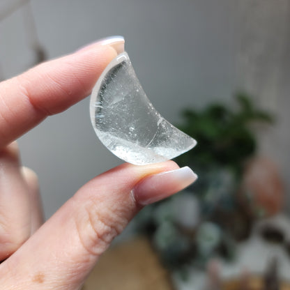 Mini Clear Quartz Moon