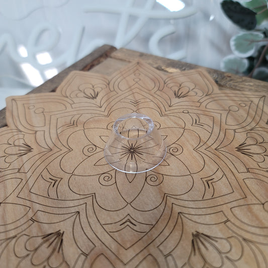 Acrylic Reversible Cone Sphere Stand