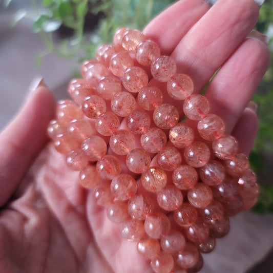 Golden Sunstone - 6mm Beads - Confidence, Manifestation, Vitality