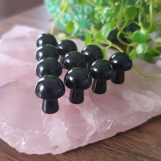 Mini Obsidian Mushroom