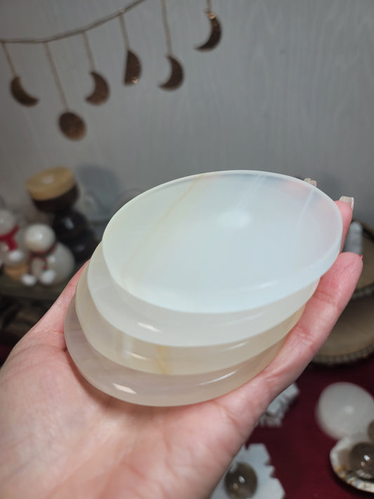 White Onyx Coaster Set | 001