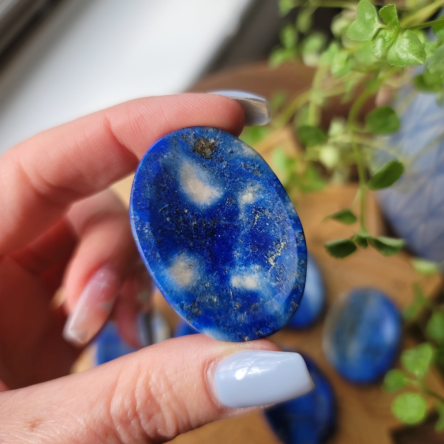 Lapis Lazuli Worry Stone|| wisdom, truth, inner peace, spiritual awareness