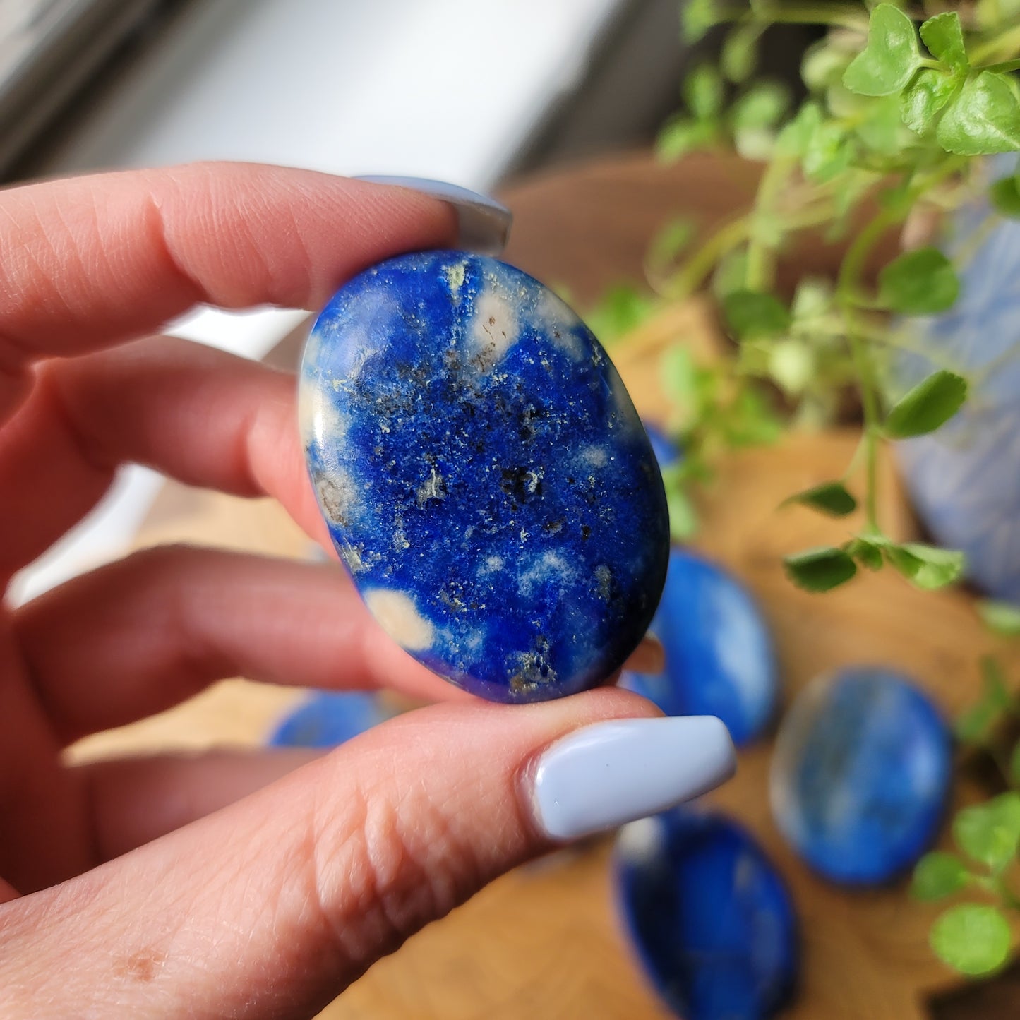 Lapis Lazuli Worry Stone|| wisdom, truth, inner peace, spiritual awareness