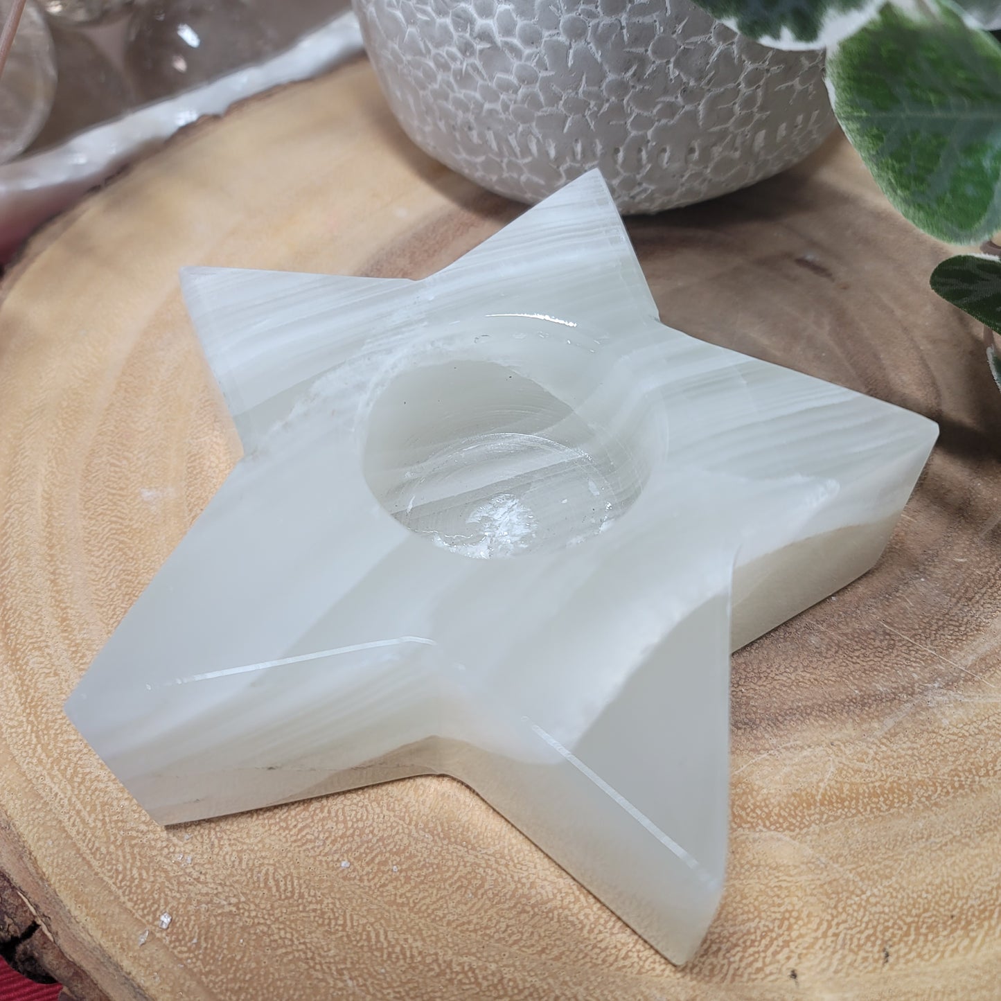 Star Onyx Candle Holder / Sphere Holder | 001