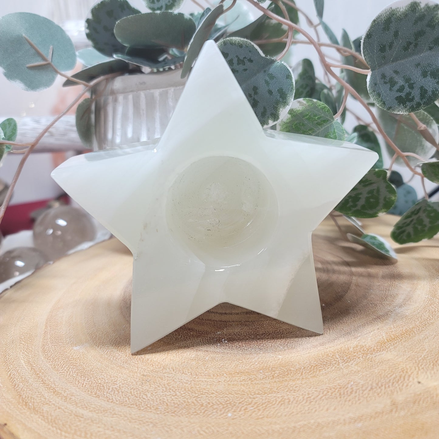 Star Onyx Candle Holder / Sphere Holder | 001