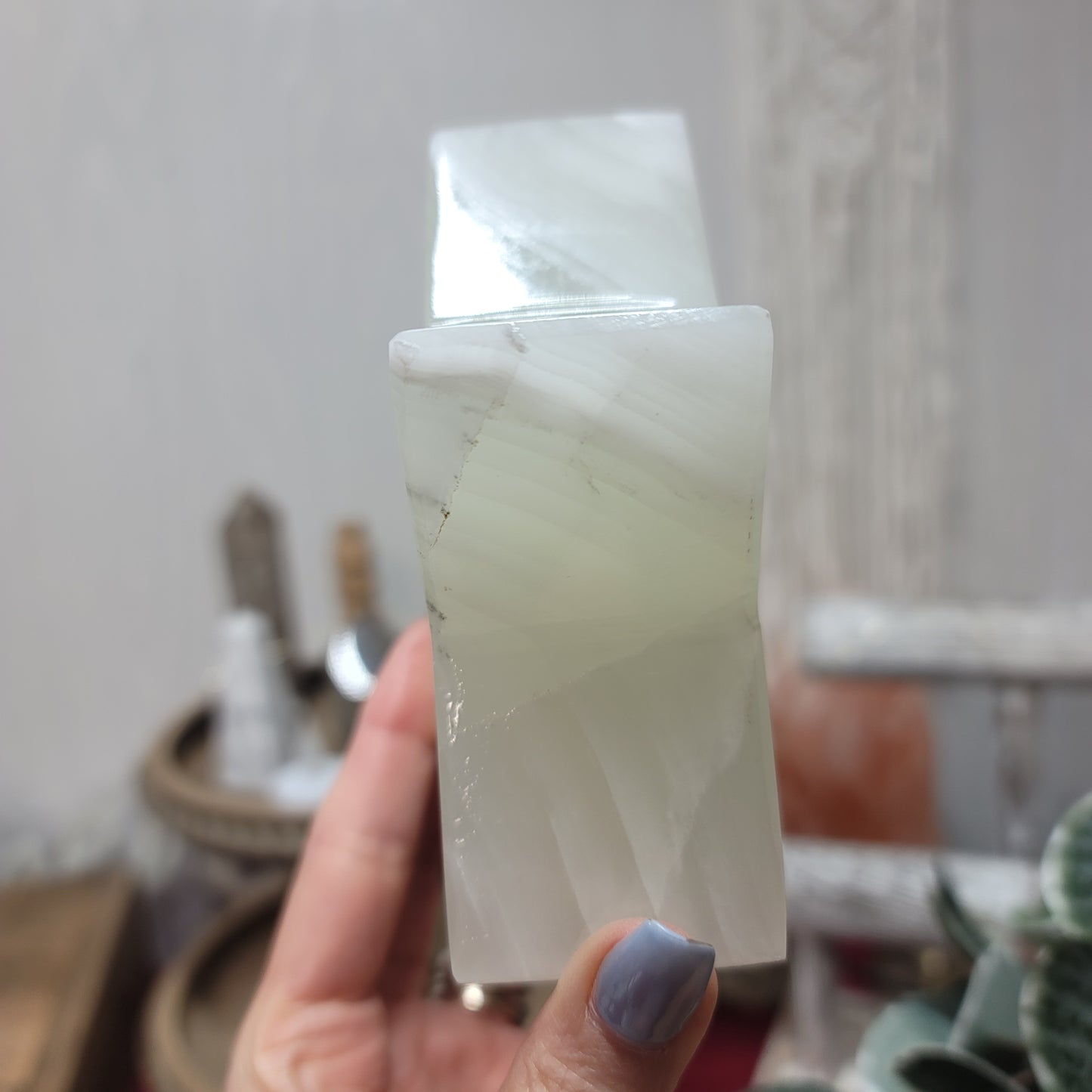Star Onyx Candle Holder / Sphere Holder | 001