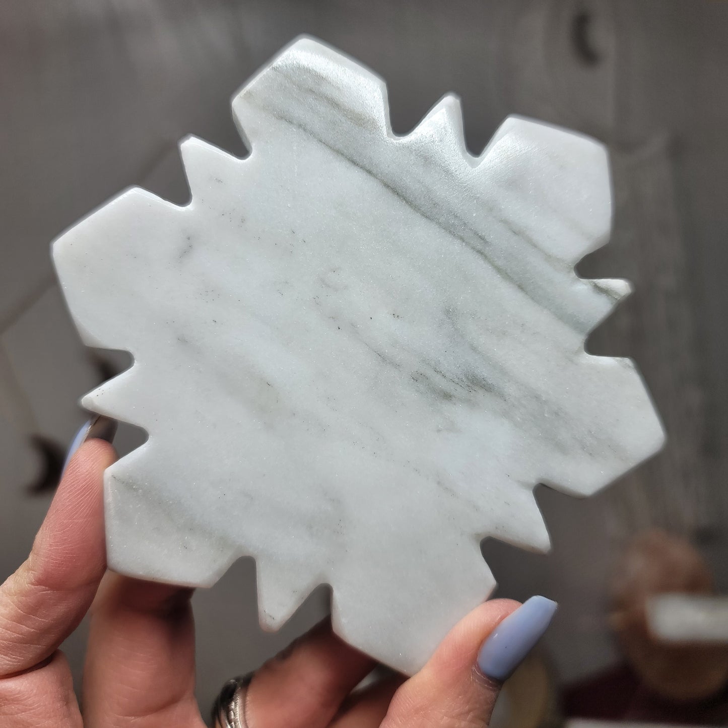 Marble Snowflake Coaster Set of 4 - Mexico | 001