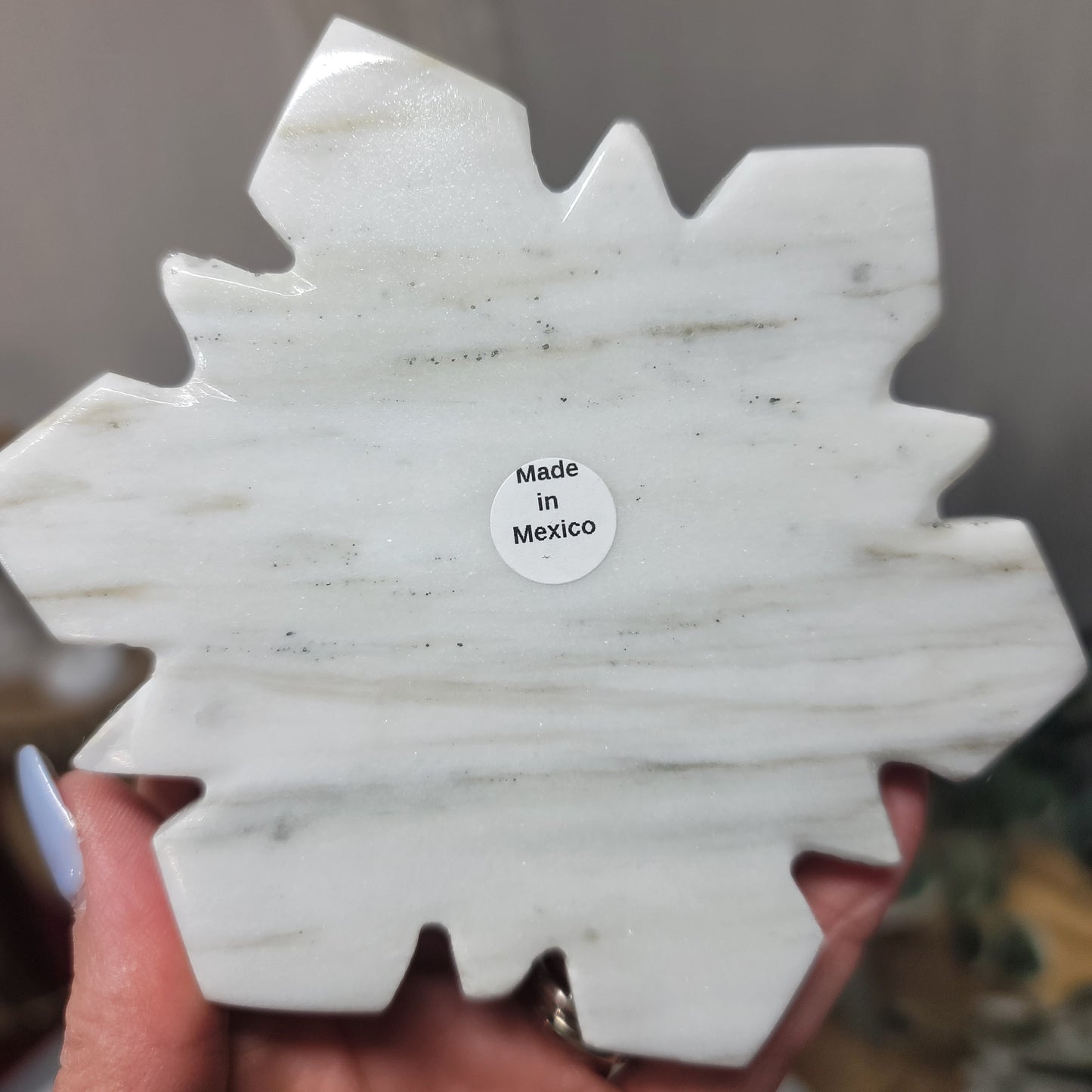 Marble Snowflake Coaster Set of 4 - Mexico | 001