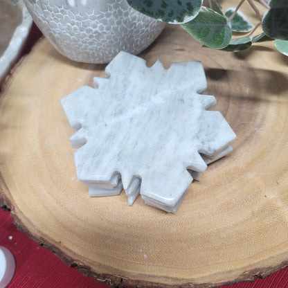 Marble Snowflake Coaster Set of 4 - Mexico | 003
