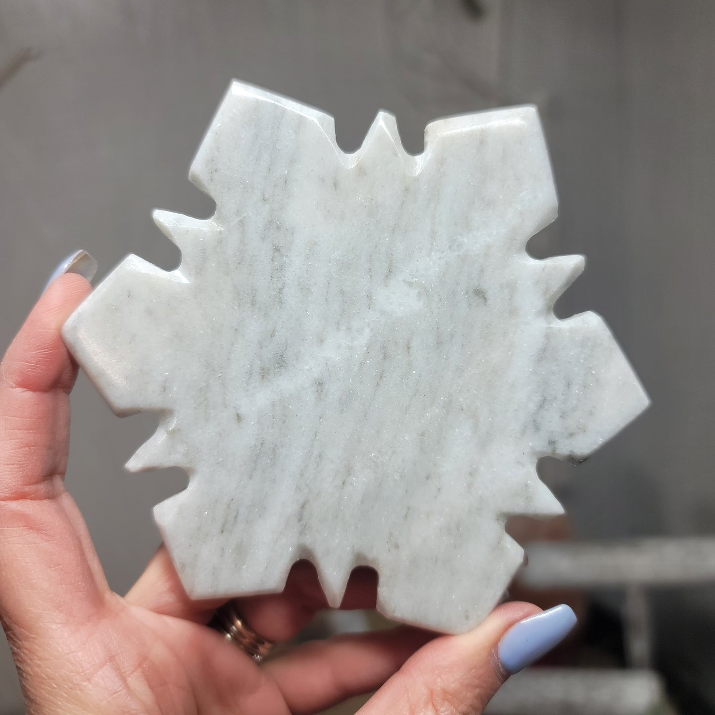 Marble Snowflake Coaster Set of 4 - Mexico | 003