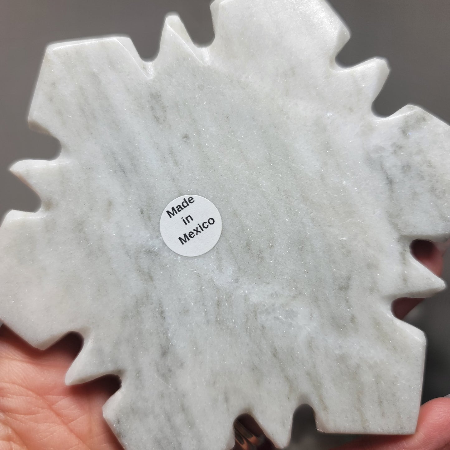 Marble Snowflake Coaster Set of 4 - Mexico | 003