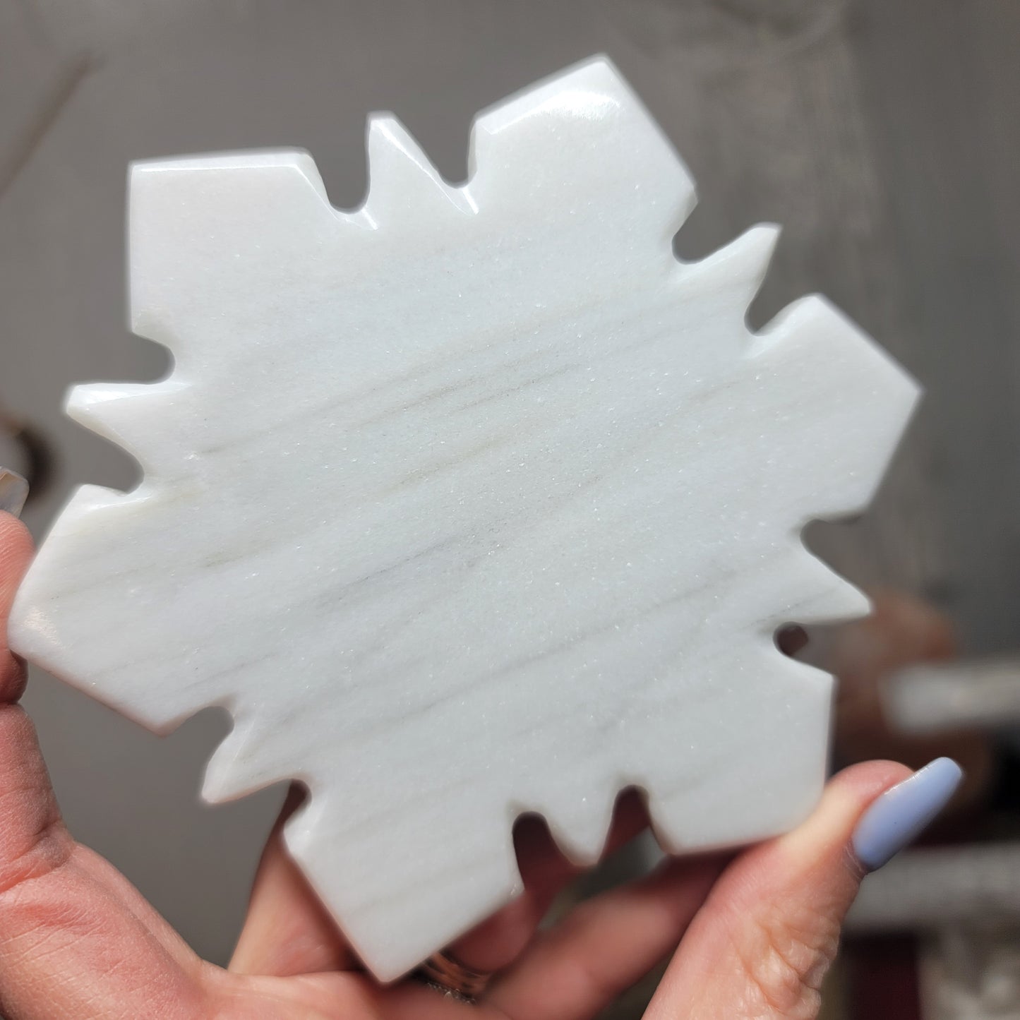 Marble Snowflake Coaster Set of 6 - Mexico