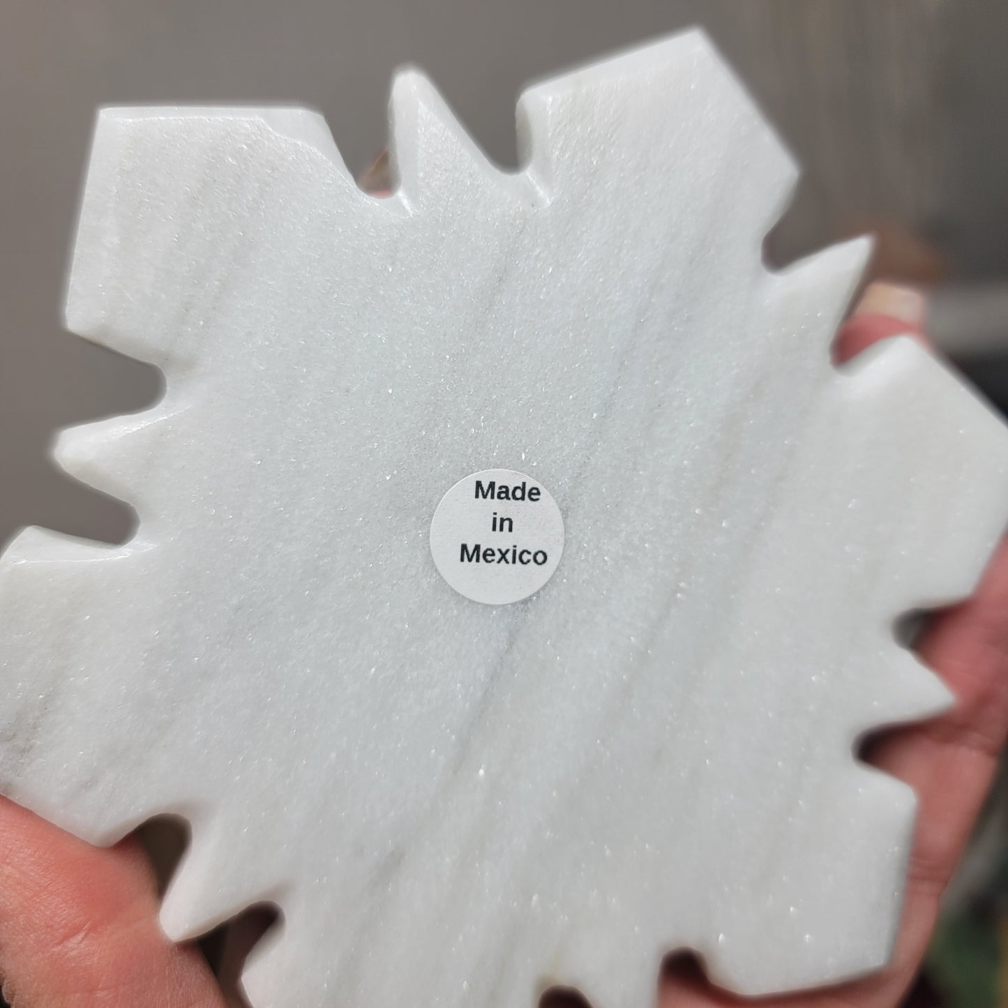Marble Snowflake Coaster Set of 6 - Mexico