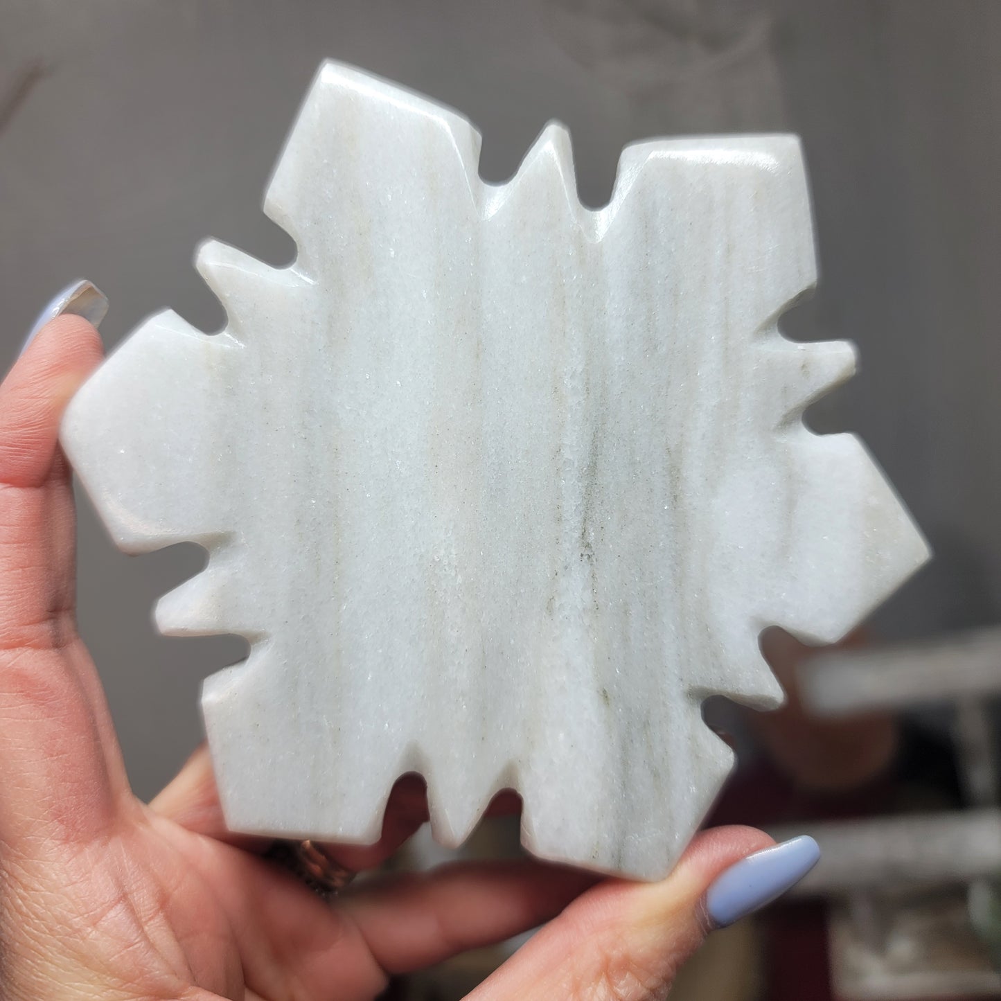 Marble Snowflake Coaster Set of 6 - Mexico