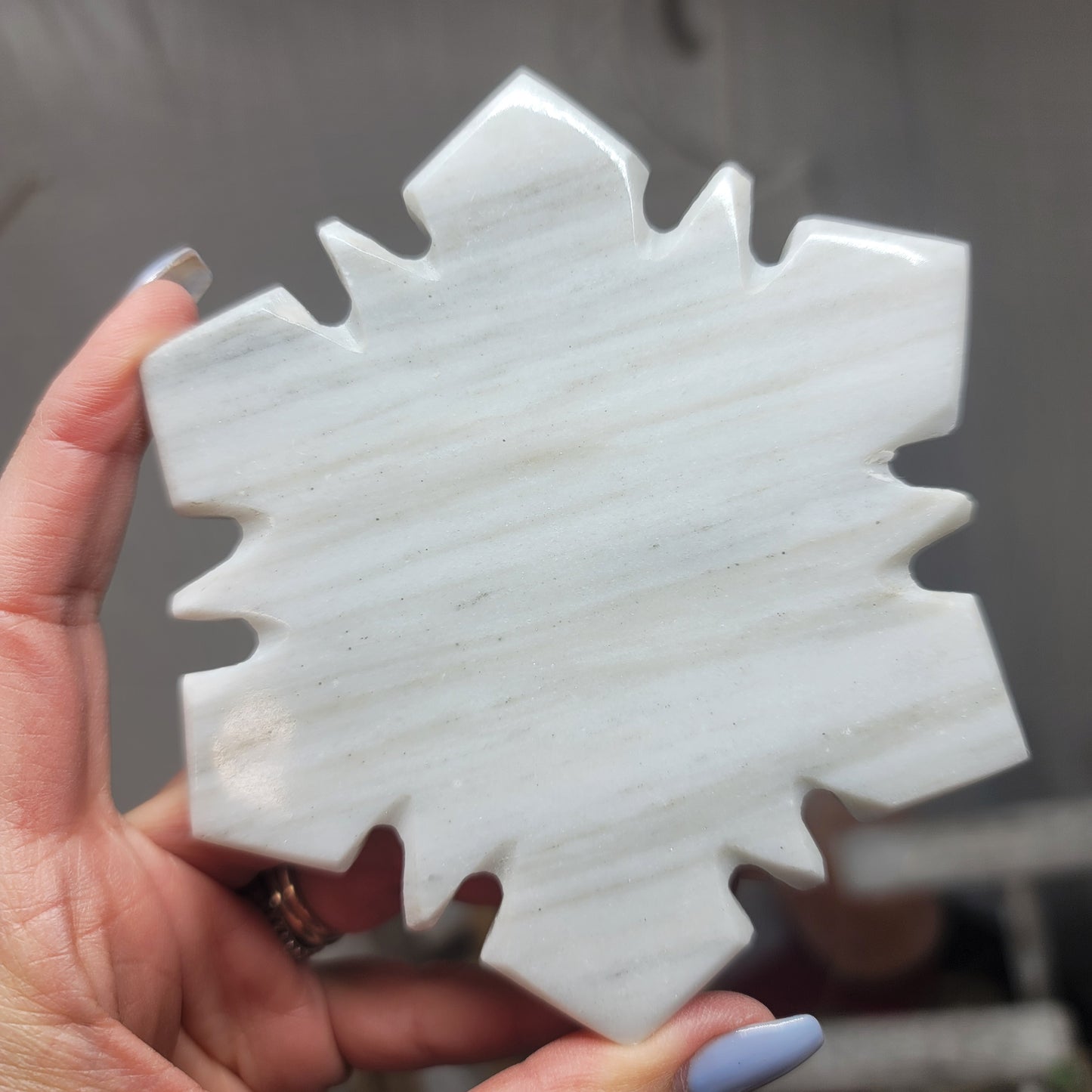 Marble Snowflake Coaster Set of 6 - Mexico