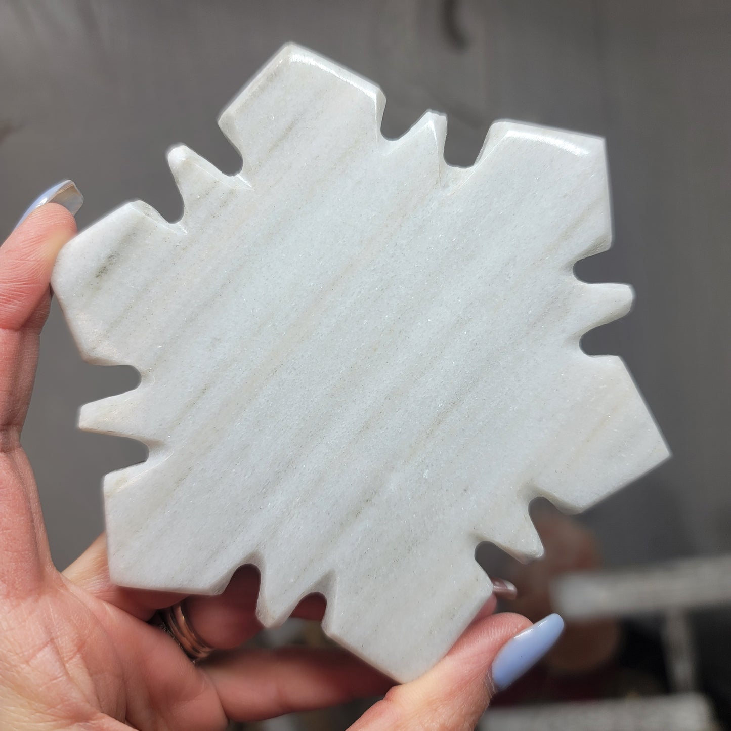 Marble Snowflake Coaster Set of 6 - Mexico