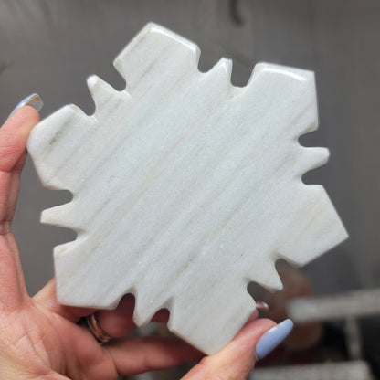 Marble Snowflake Coaster Set of 6 - Mexico