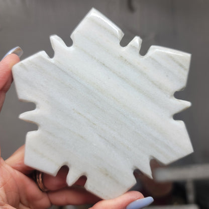 Marble Snowflake Coaster Set of 6 - Mexico