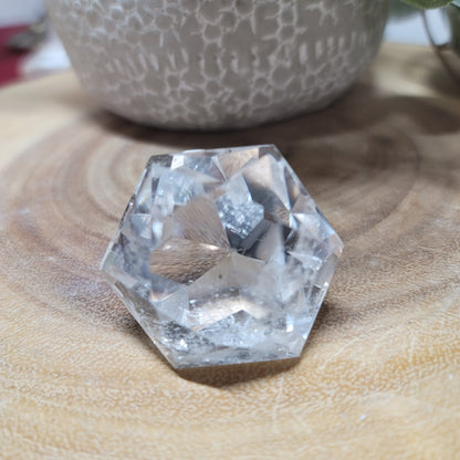 Clear Quartz Diamond Carving - Brazil | 003