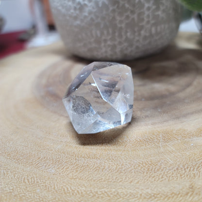 Clear Quartz Diamond Carving - Brazil | 003