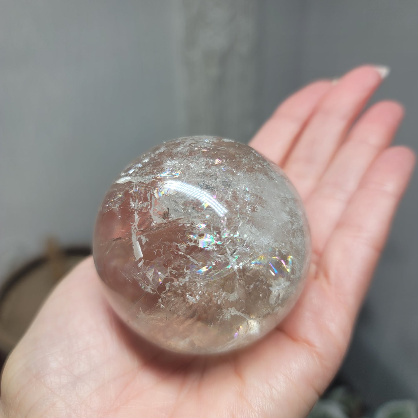 Smoky Quartz Sphere, Brazil | 001