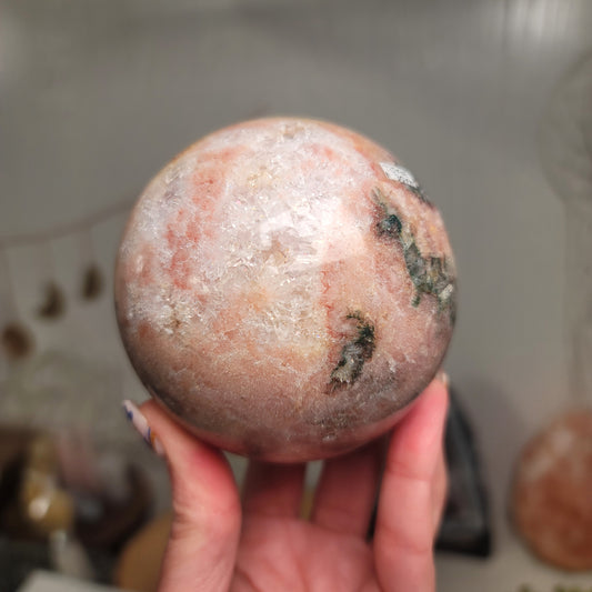 Large Pink Amethyst Sphere | Heart-Healing Crystal, Brazil