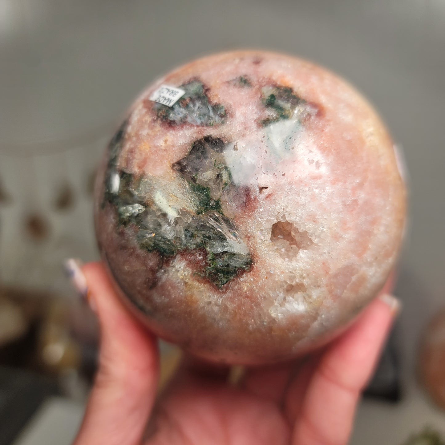 Large Pink Amethyst Sphere | Heart-Healing Crystal, Brazil