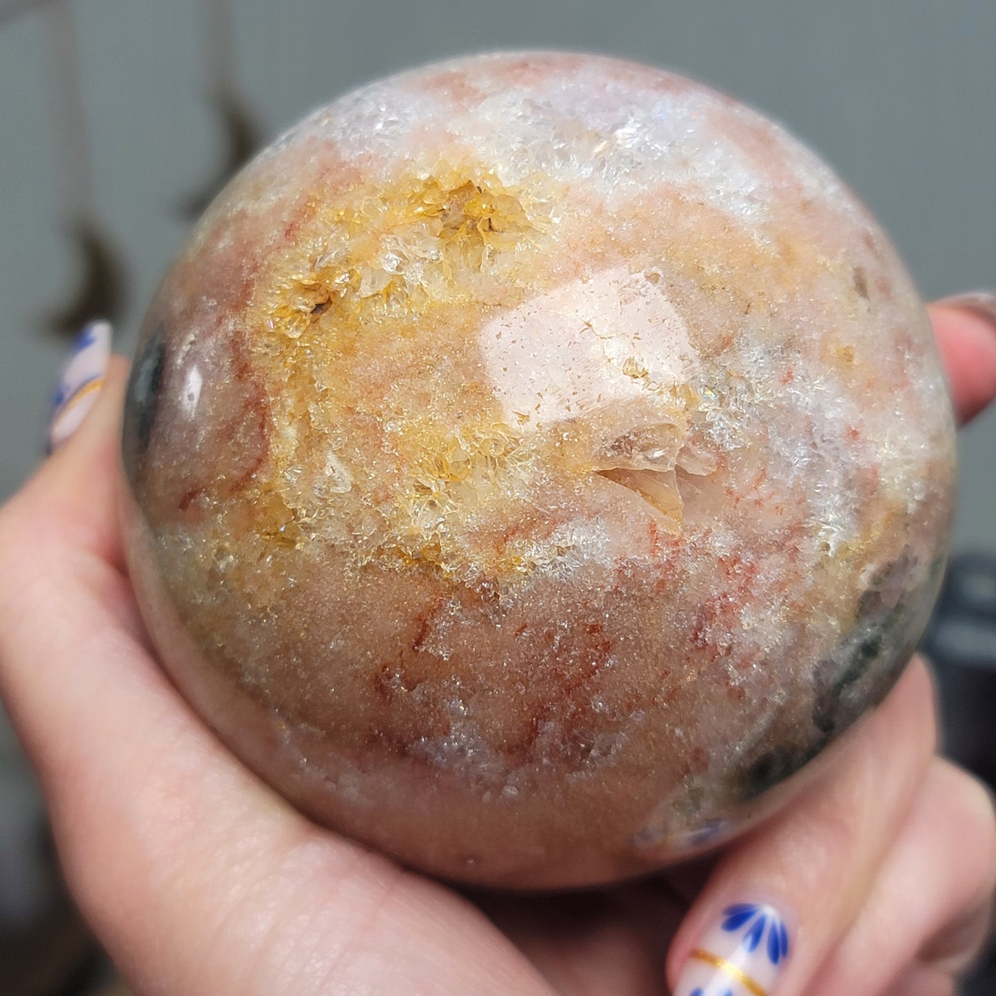 Large Pink Amethyst Sphere | Heart-Healing Crystal, Brazil