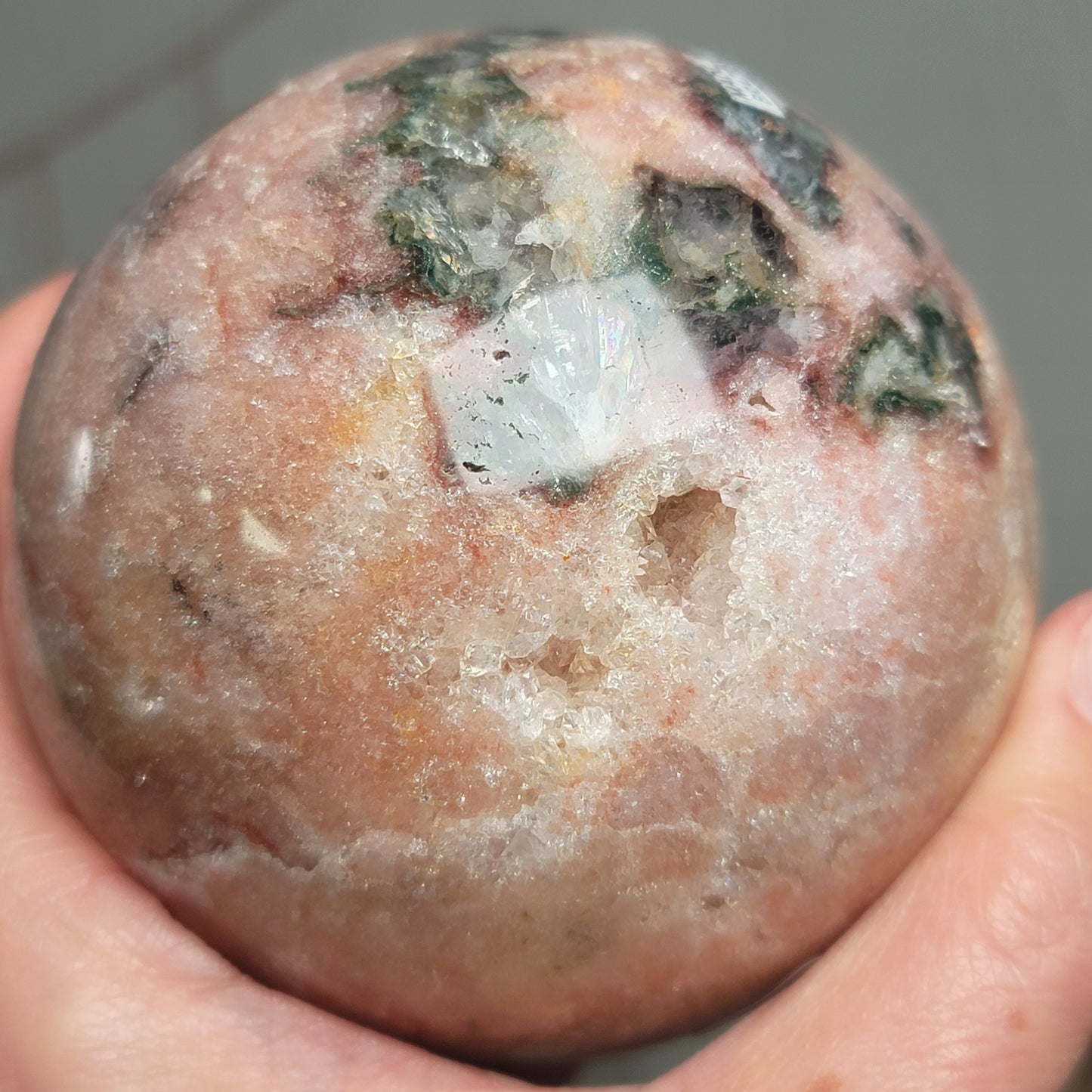 Large Pink Amethyst Sphere | Heart-Healing Crystal, Brazil