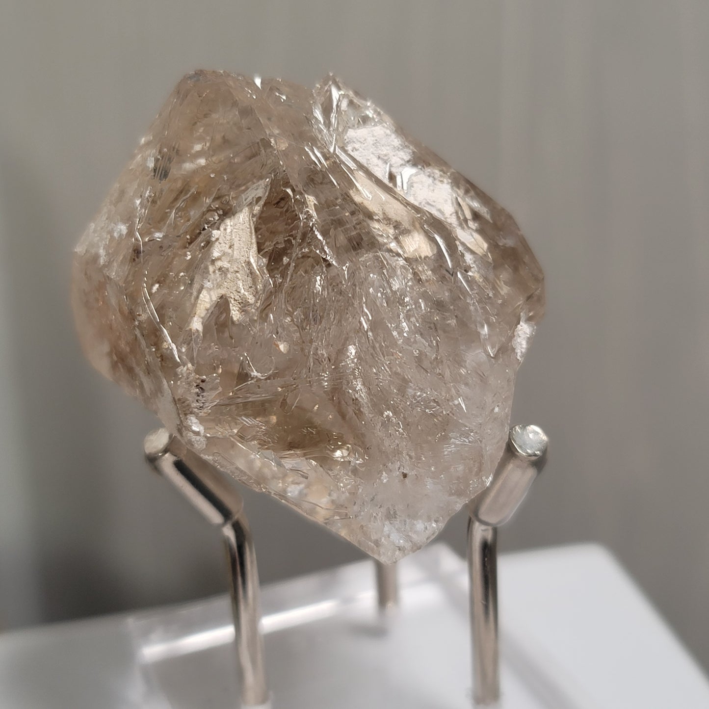 Skeletal Quartz (Fenster / Elestial) from Paredón, Coahuila, Mexico - 01