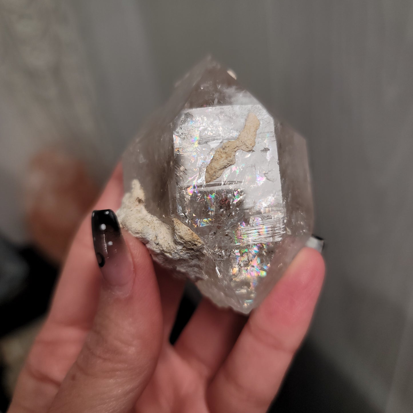 Skeletal Quartz (Fenster / Elestial) from Paredón, Coahuila, Mexico - 02